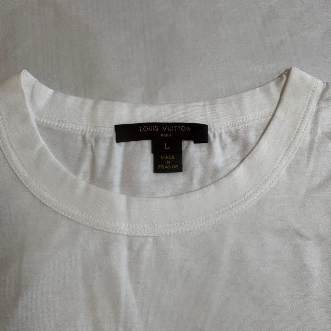 ルイヴィトン　カットソー Tシャツ　スパンコールLOUIS VUITTONロゴ