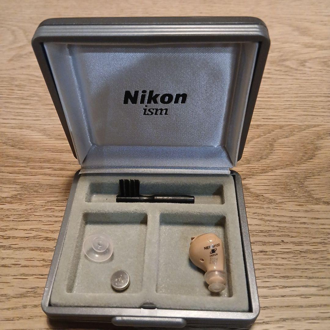 【訳あり、激安】Nikon NEF-M100補聴器　集音器　電池50個以上付き