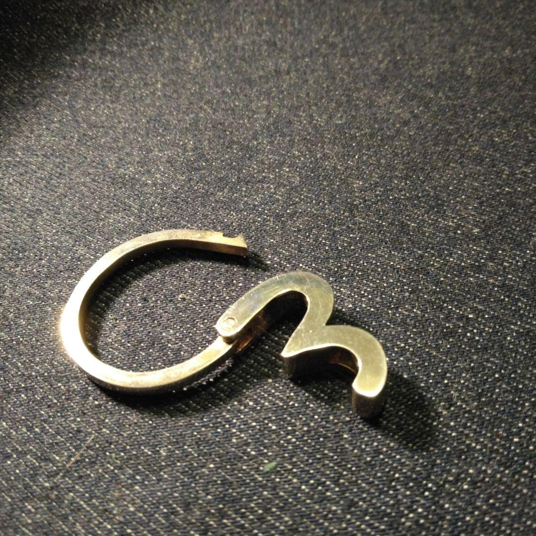 EVISU キーホルダー　デツドストツク　SILVER 製