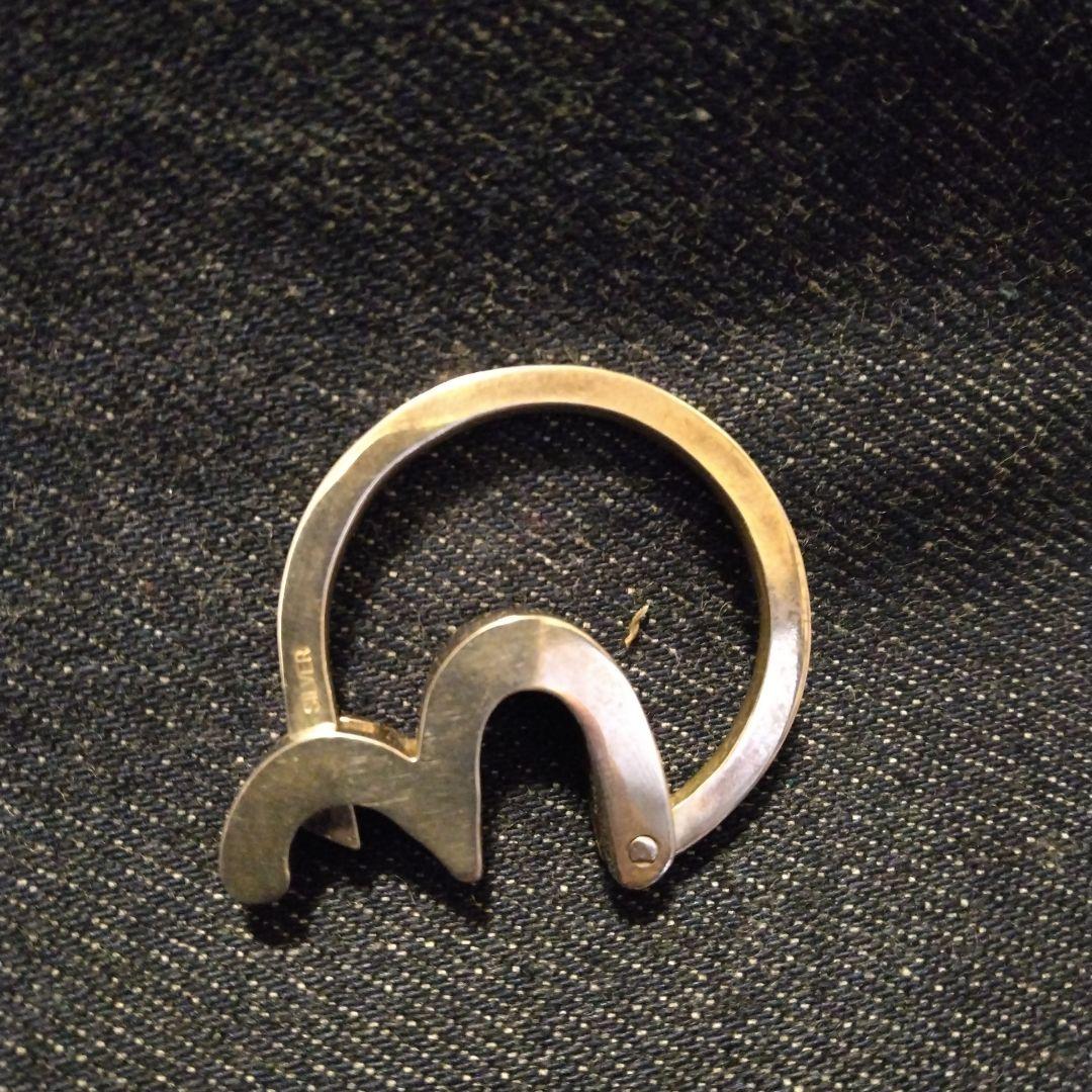 EVISU キーホルダー　デツドストツク　SILVER 製