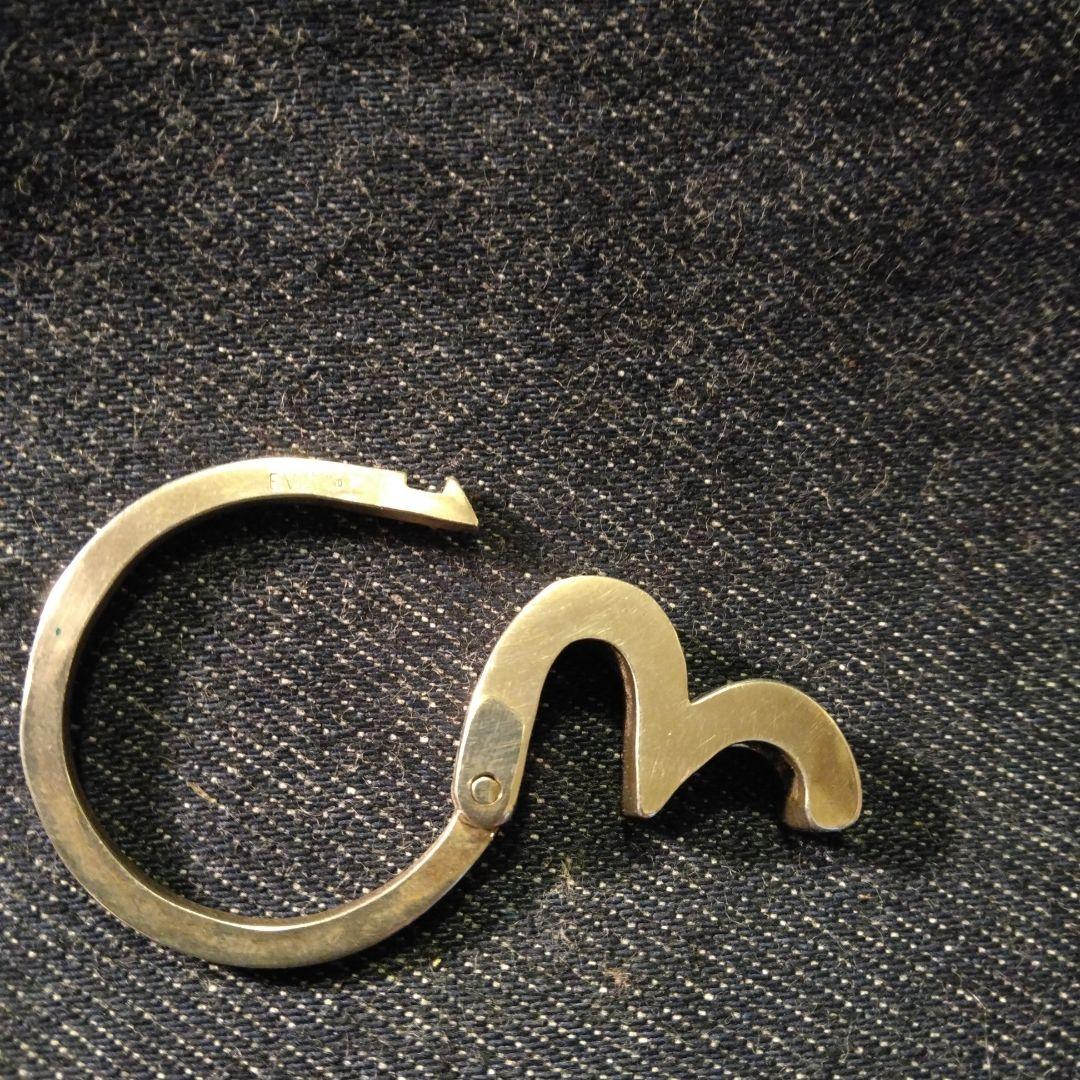 EVISU キーホルダー　デツドストツク　SILVER 製