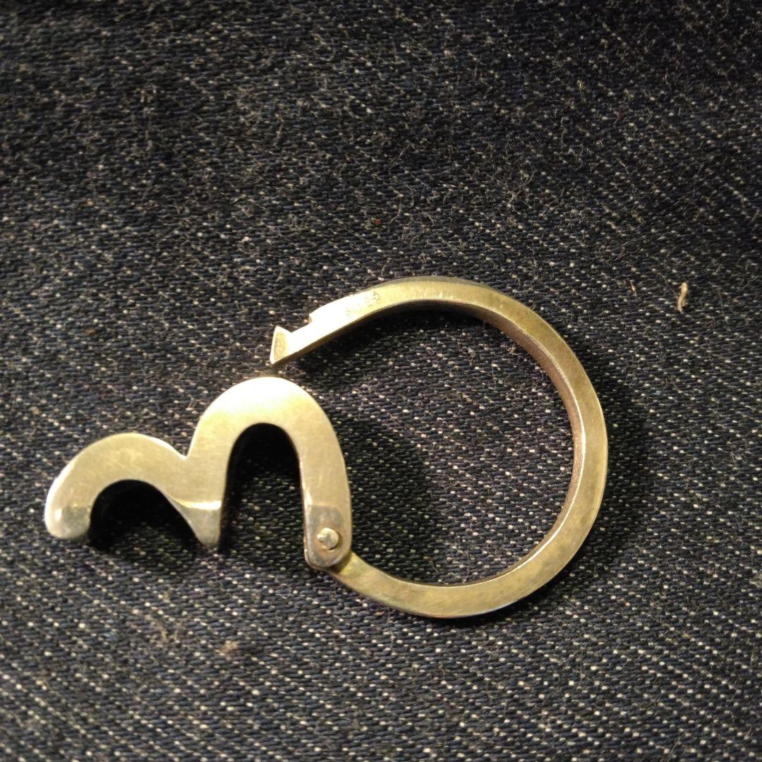 EVISU キーホルダー　デツドストツク　SILVER 製