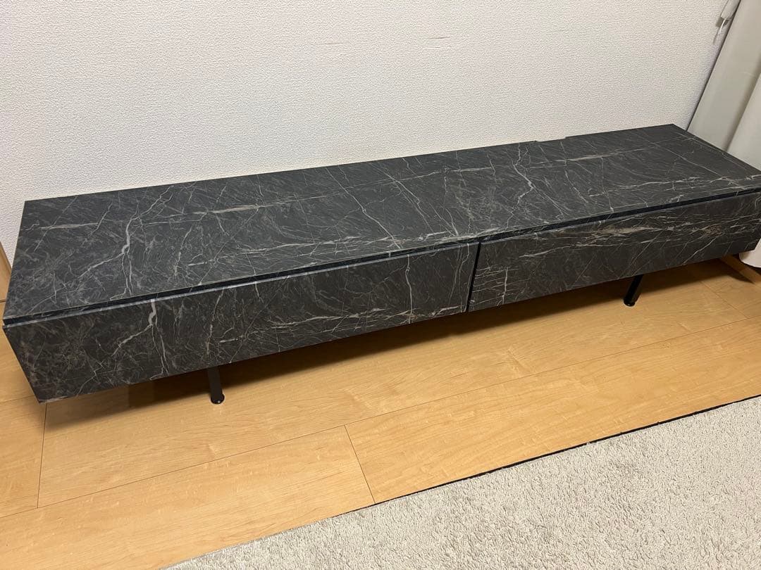 【rafraichir17】LOWYA テレビボード 大理石柄