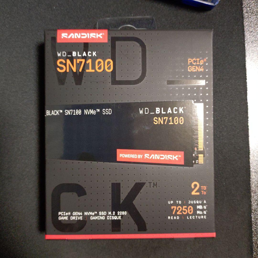 【新品未開封】WD_BLACK SN7100 2TB SSD M.2 2280