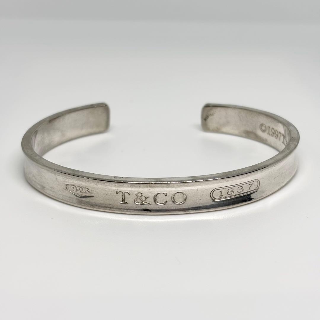 J176 ティファニー　バングル　スターリングシルバー　ナローカフ　925