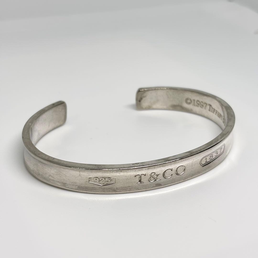 J176 ティファニー　バングル　スターリングシルバー　ナローカフ　925