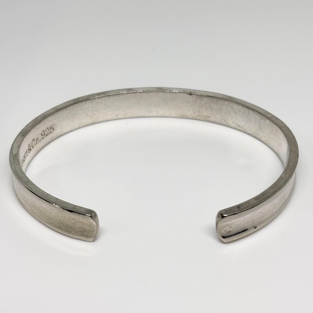 J176 ティファニー　バングル　スターリングシルバー　ナローカフ　925