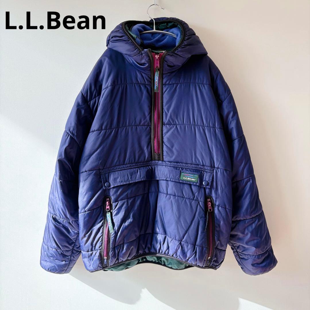 GanL.L.Beanヴィンテージプリマロフトジャケット　ハーフジップ