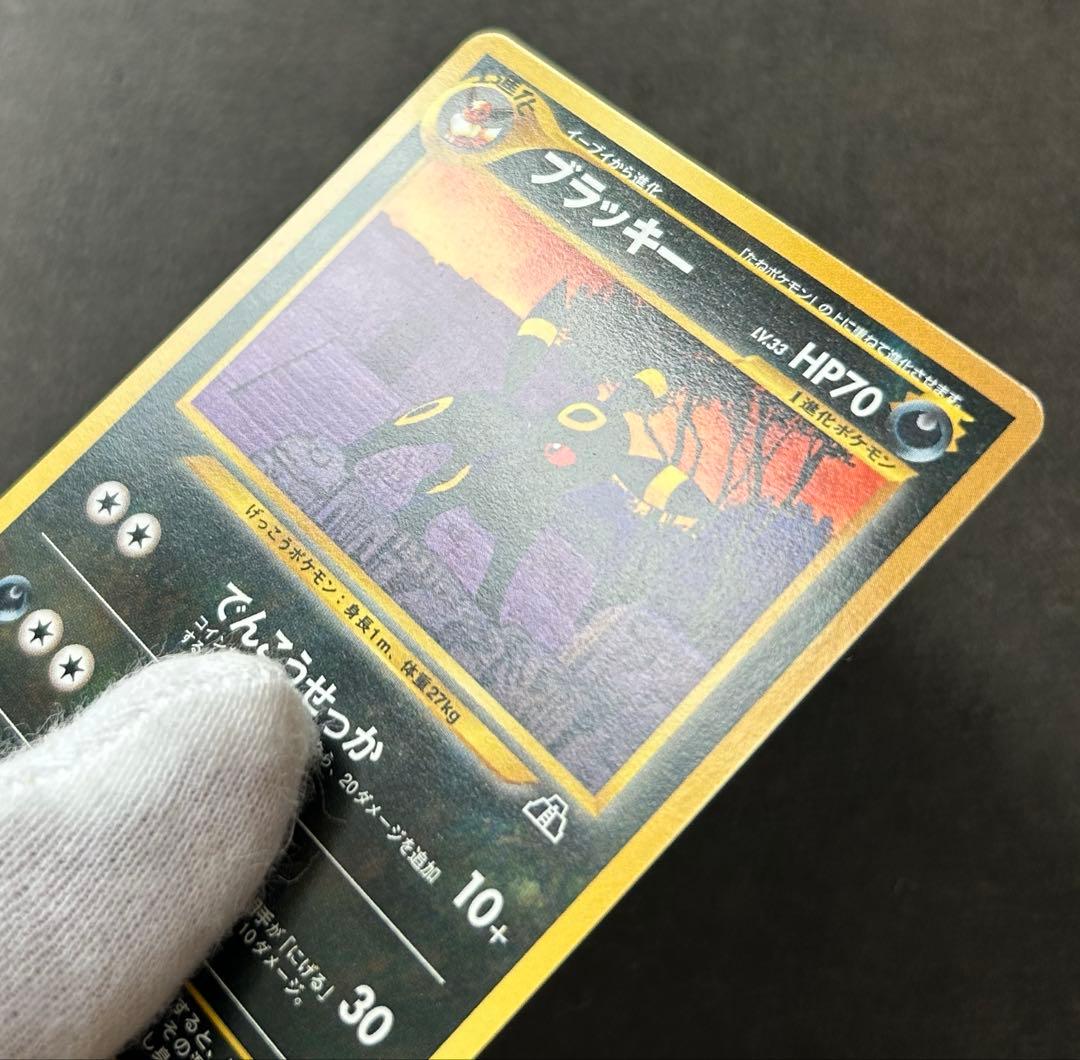 未使用　ポケモンカードneo　ブラッキー　 旧裏　プレミアムファイル2