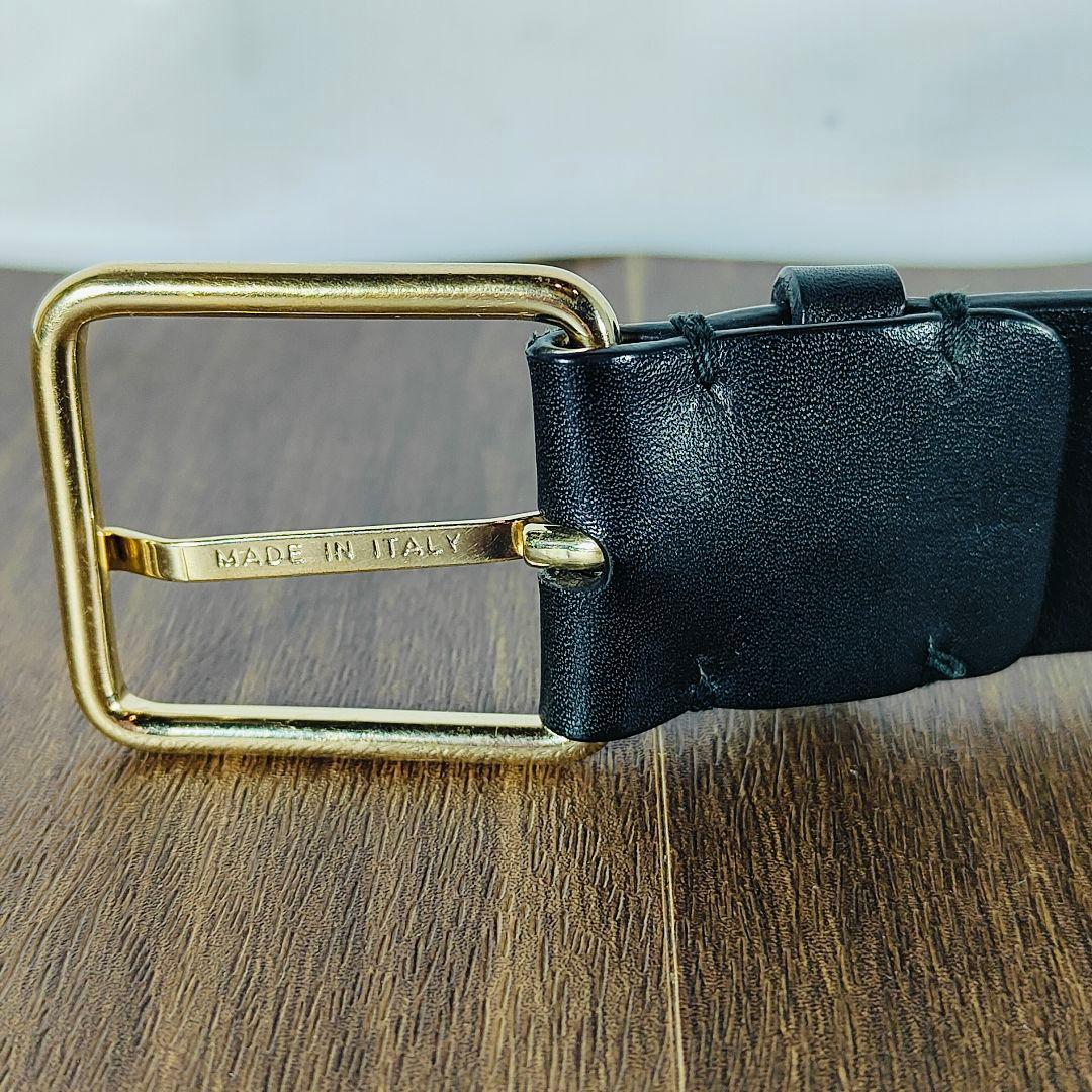 【極美品】JIL SANDER イタリア製　高級ドレスベルト　最高級ラインベルト