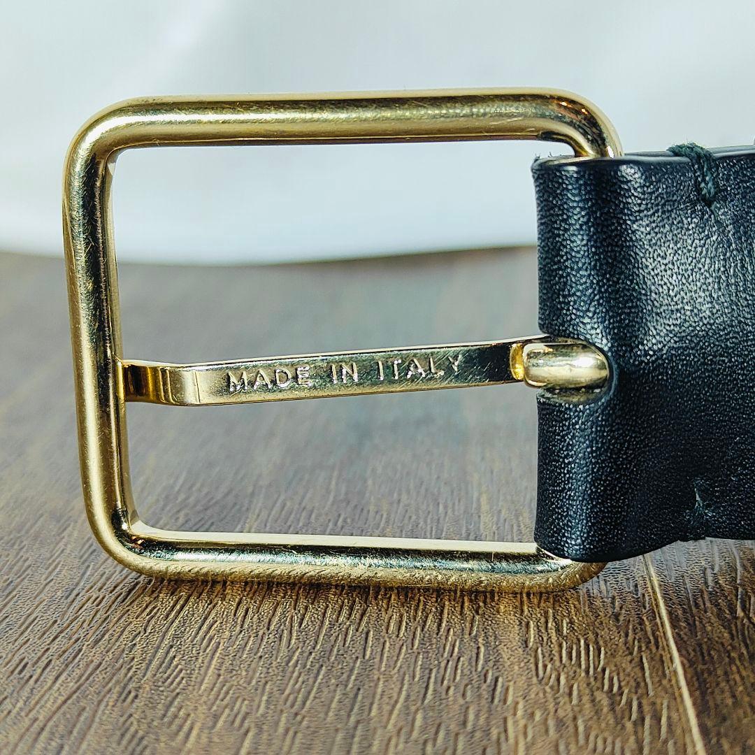 【極美品】JIL SANDER イタリア製　高級ドレスベルト　最高級ラインベルト