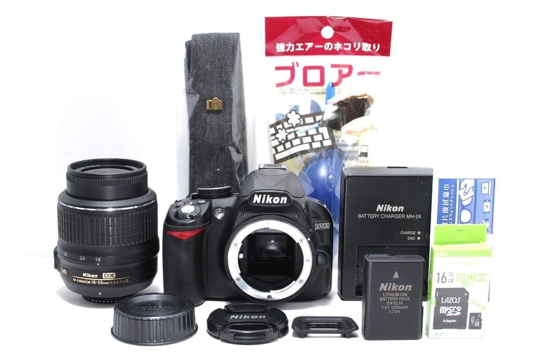 【ショット数少】Nikon D3100　スマホ転送　写真・動画OK　届いて使える