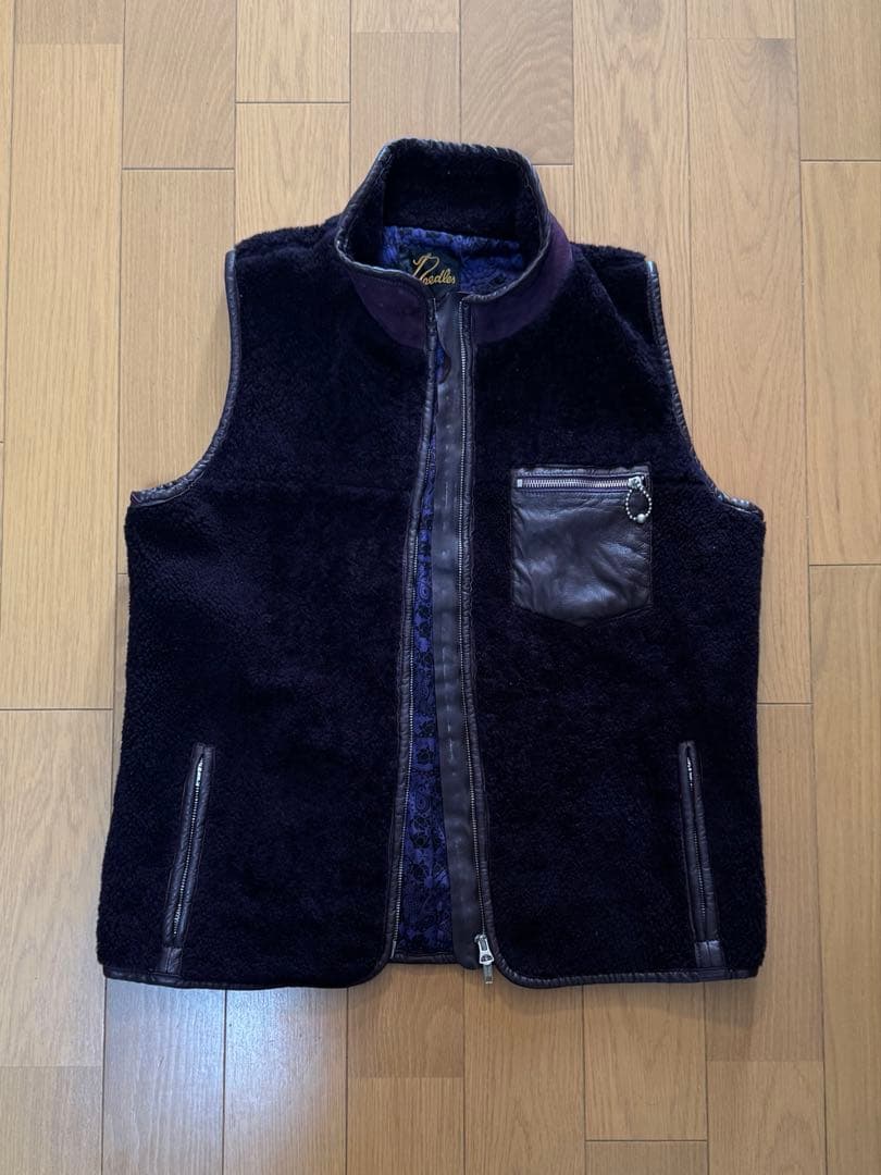 Needles ムートン ベスト L