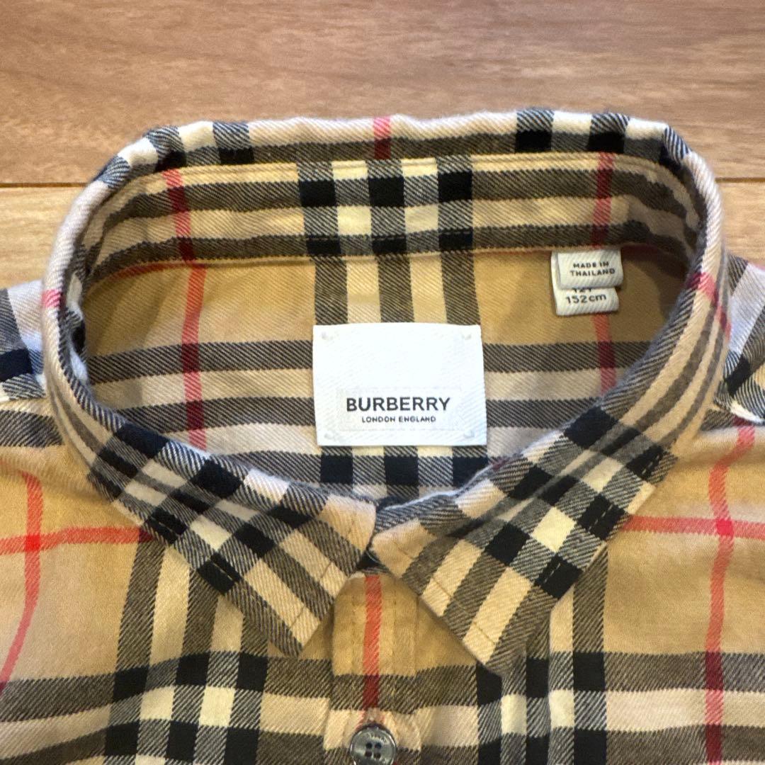 BURBERRY チェック柄 長袖シャツ 152cm