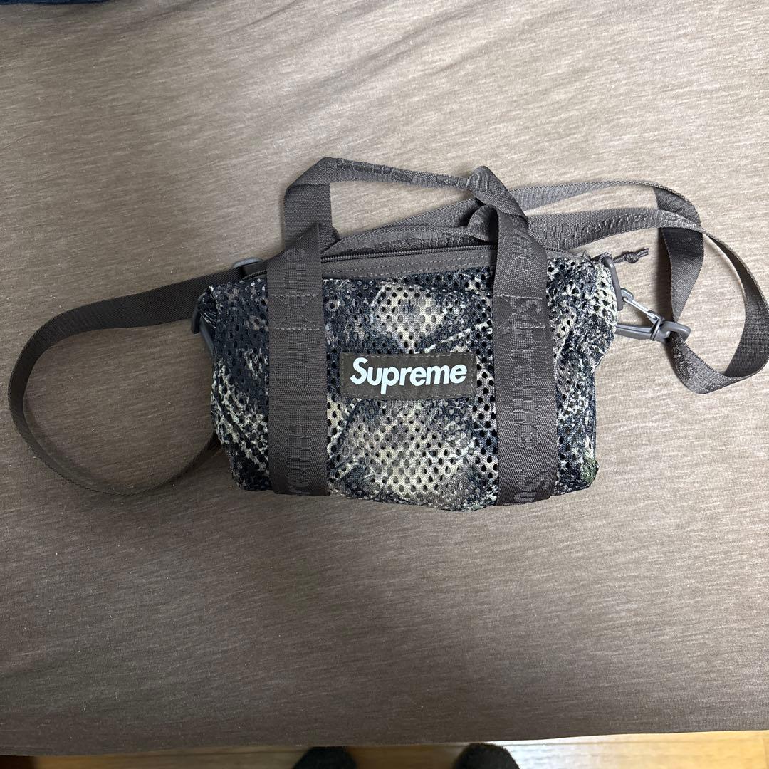 supreme ミニメッシュバック　カモフラージュ柄