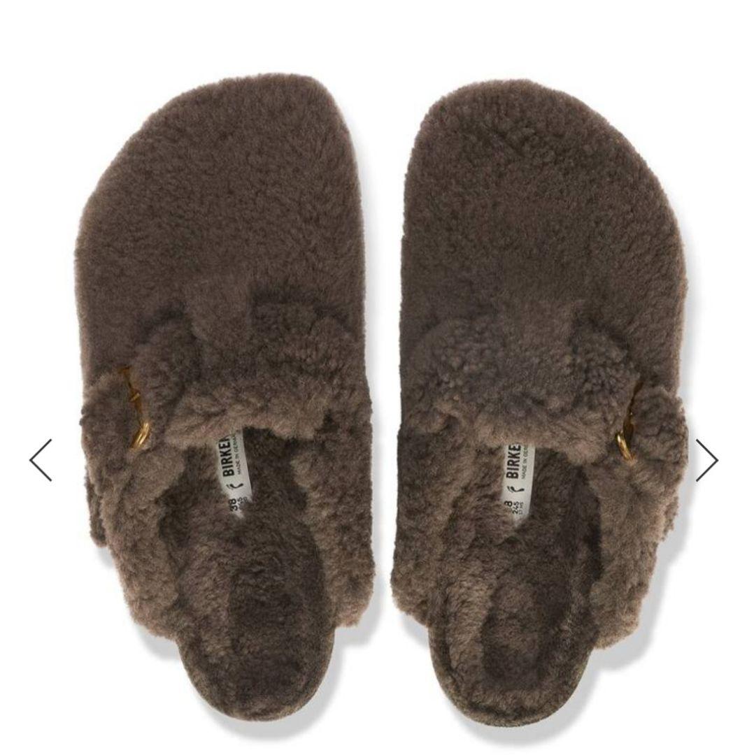 完売新品BIRKENSTOCK BOSTON BIG BUCKLE TEDDY