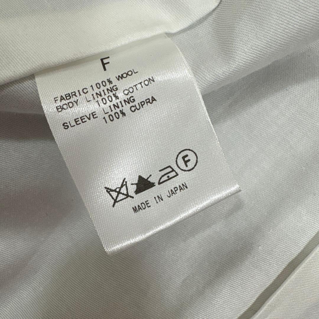 美品　ウィムガゼット　テーラードジャケット　紺色　銀ボタン　紺ブレ　フリーサイズ