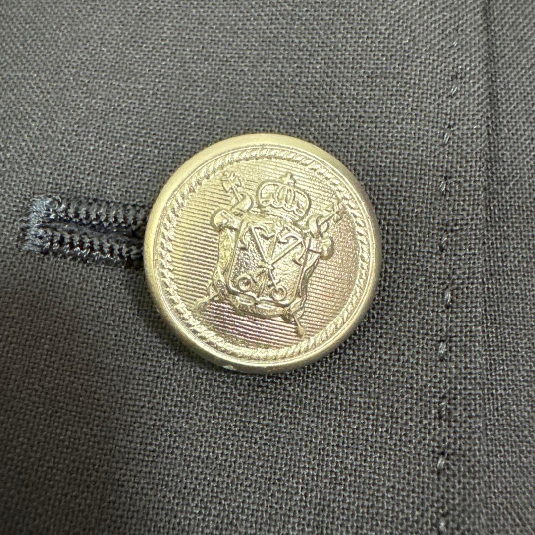 美品　ウィムガゼット　テーラードジャケット　紺色　銀ボタン　紺ブレ　フリーサイズ