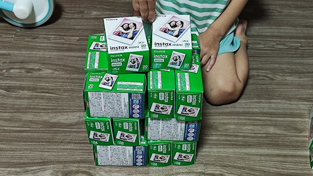 富士フィルム チェキフィルム instax mini 2パック×20個　400枚