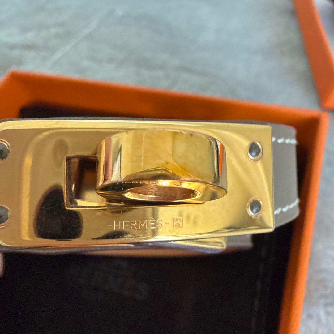 エルメスレザーブレスレット・ドゥブルトゥール