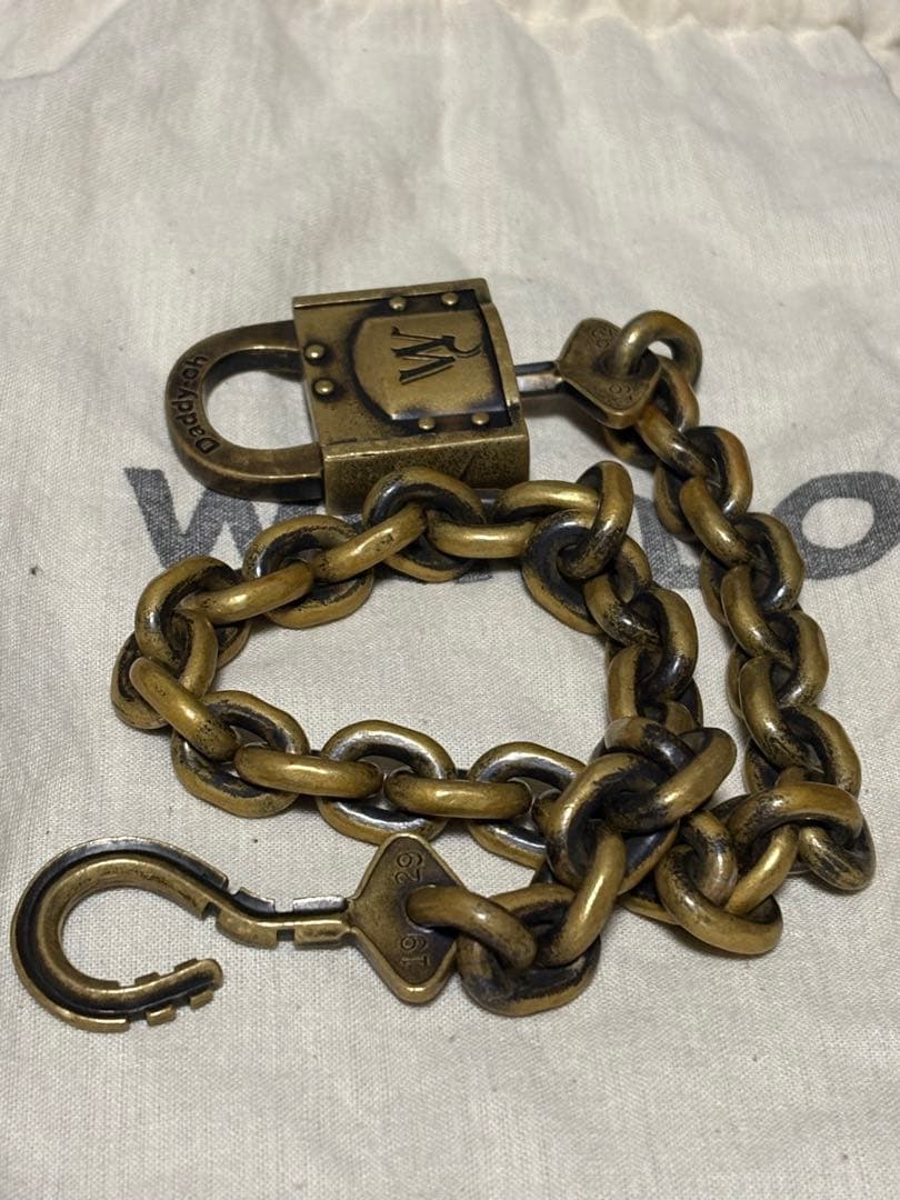 じ*ー様 WEIRDO ウィアード パドロック ウォレットチェーン ブラス 真鍮