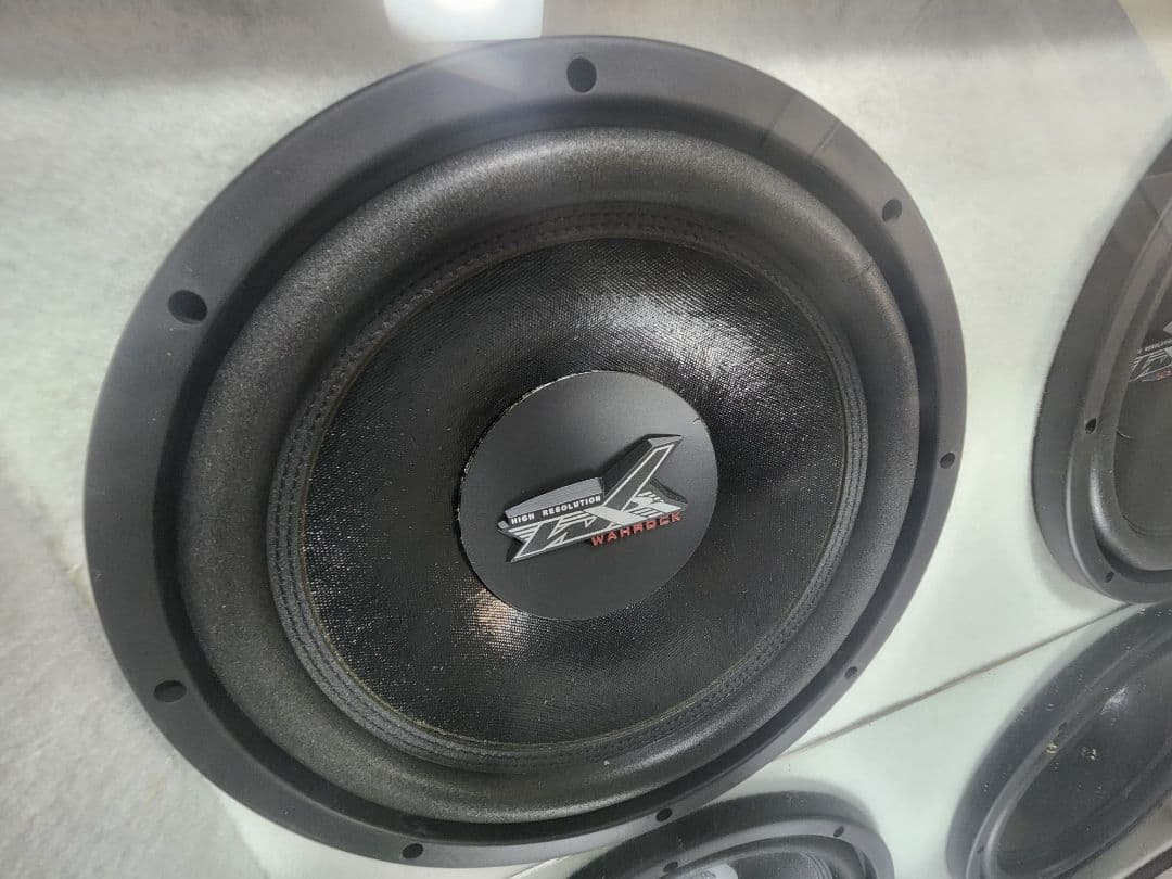 wahrock アメリカ　ウーファー 2個セット　ネオン付き。