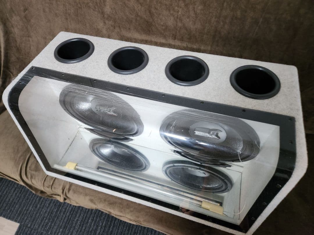 wahrock アメリカ　ウーファー 2個セット　ネオン付き。