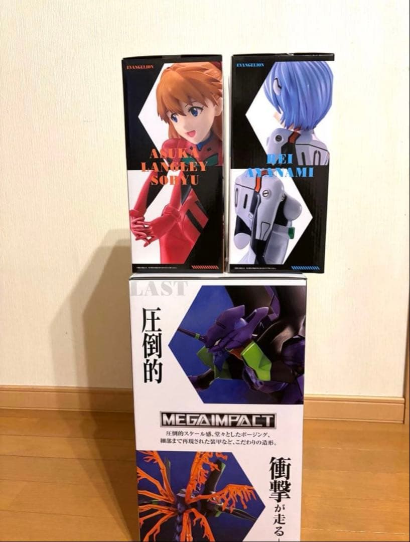 エヴァンゲリオン 一番くじ フィギュア ラストワン、Ｃ賞、D賞セット おまけ付き