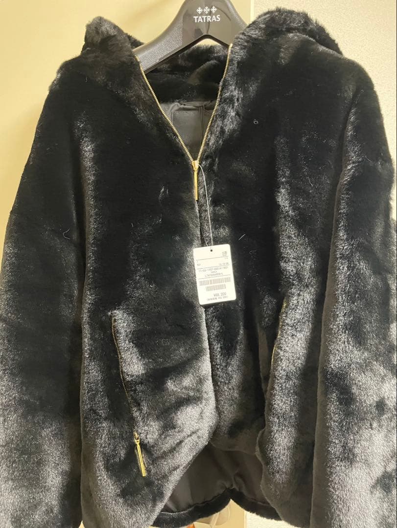 タトラス　フード付き　コート　サイズ1 ブラック 新品タグ付き