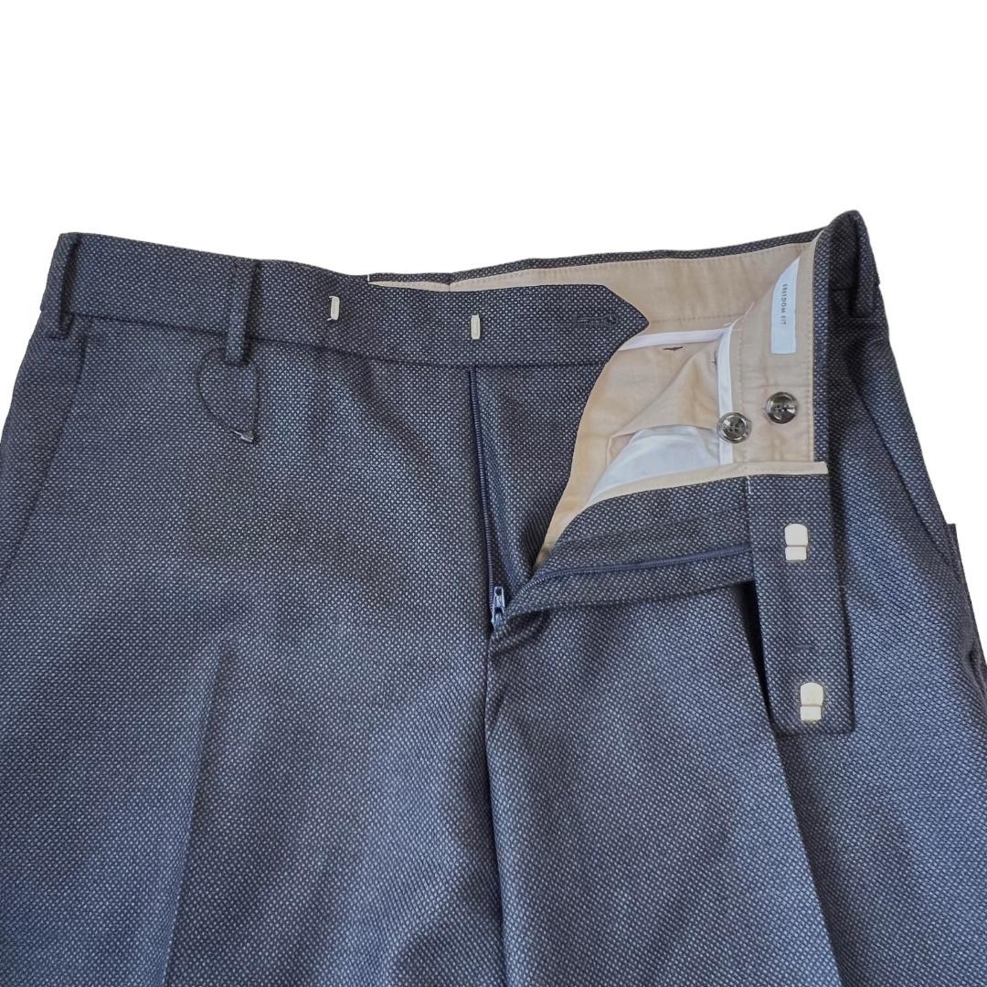 PT TORINO ウール スラックス 48 ダークネイビー 濃紺 トリノ 新品