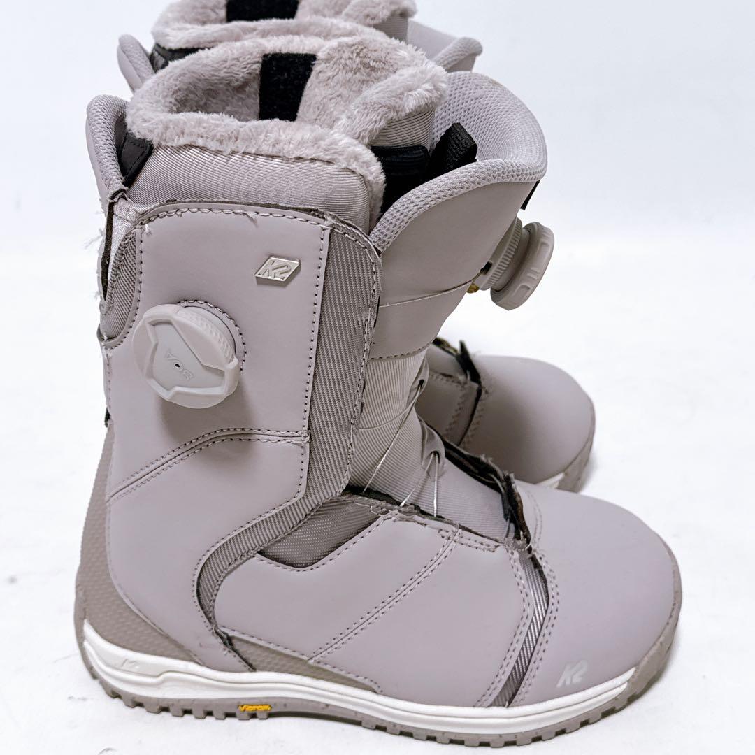 美品 K2 スノーボードブーツ CONTOUR ダブルBOA 23㎝ レディース