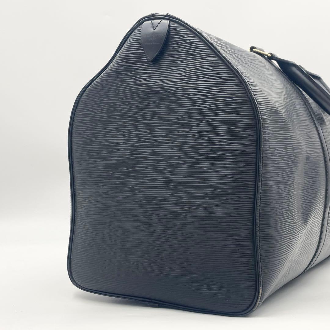 【美品】ルイヴィトン キーポル 50ボストンバッグ エピ ブラック M42962