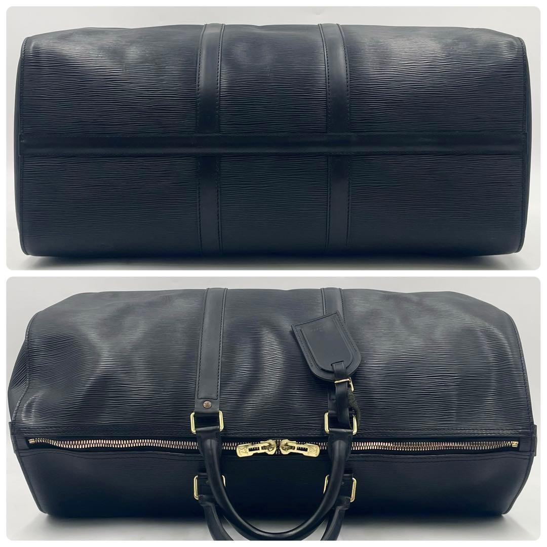 【美品】ルイヴィトン キーポル 50ボストンバッグ エピ ブラック M42962