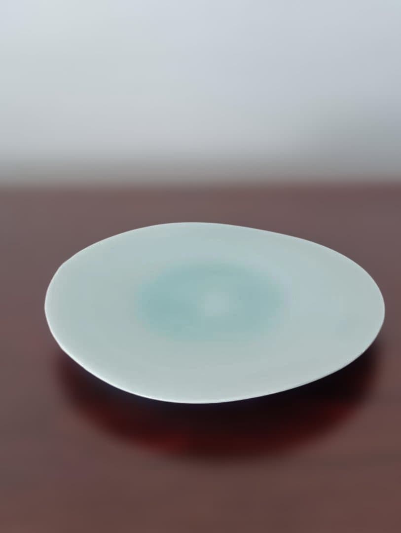 加藤委　青白磁皿