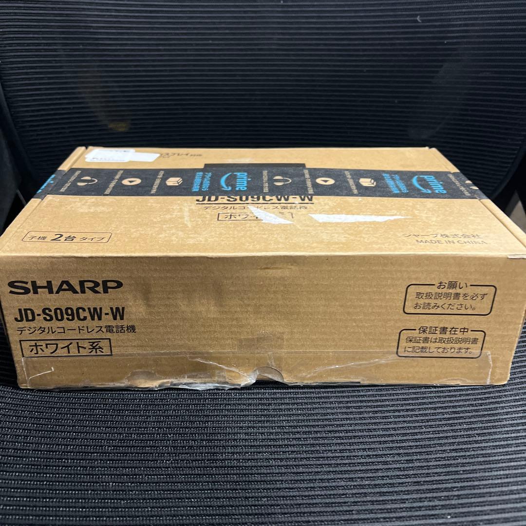 SHARP JD-S09CW-W コードレス電話機