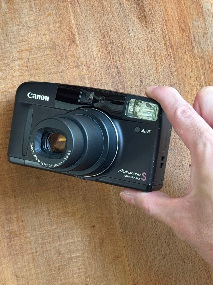 【完動品】Canon AutoboyS Black キヤノンオートボーイS 黒