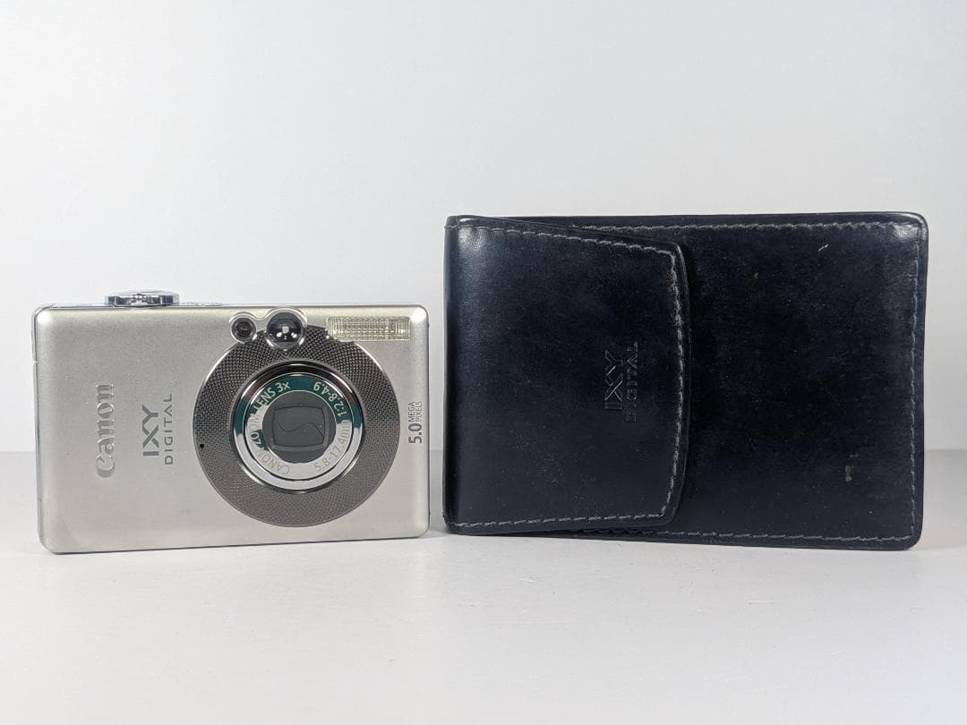 動作確認済 Canon IXY DIGITAL 55 ケース付 デジタルカメラ