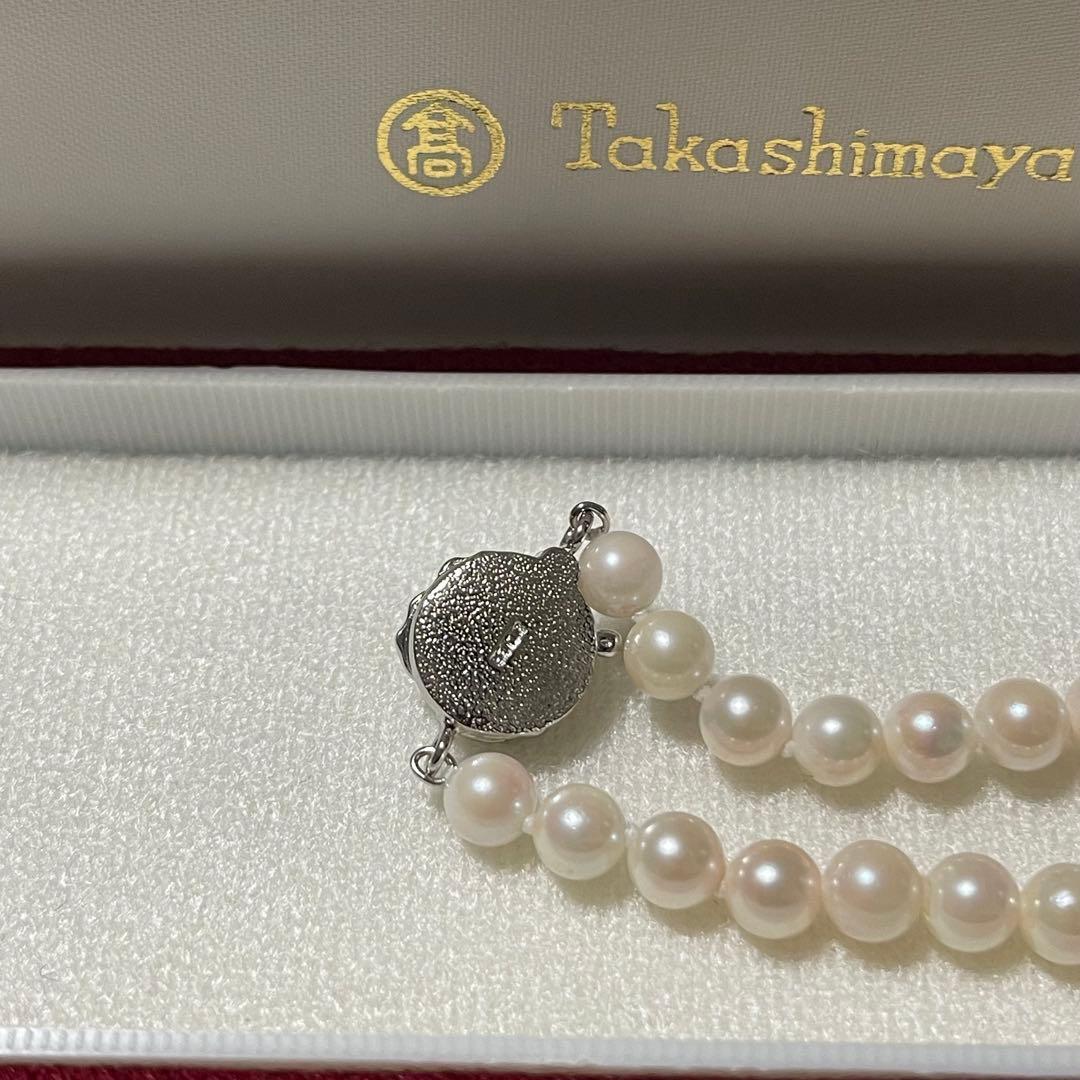 高島屋 真珠ネックレス アコヤパール オマケ付き