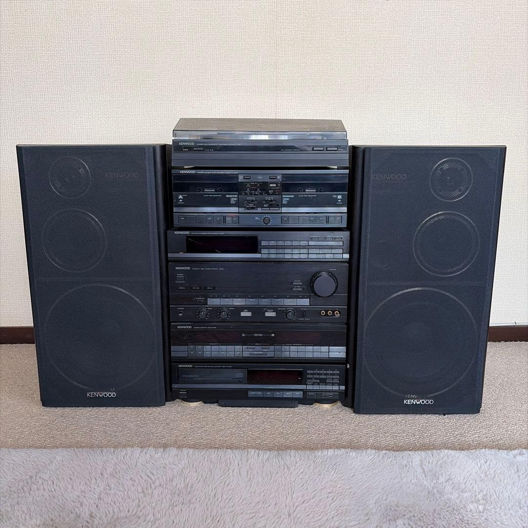 【希少品】KENWOOD オーディオシステムコンポ フルセット 説明欄要確認