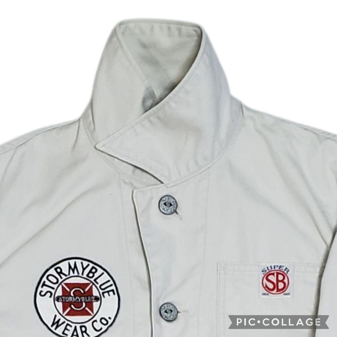 Pherrow's STORMY BLUE　短丈　40　ワッペン　ヘリンボーン