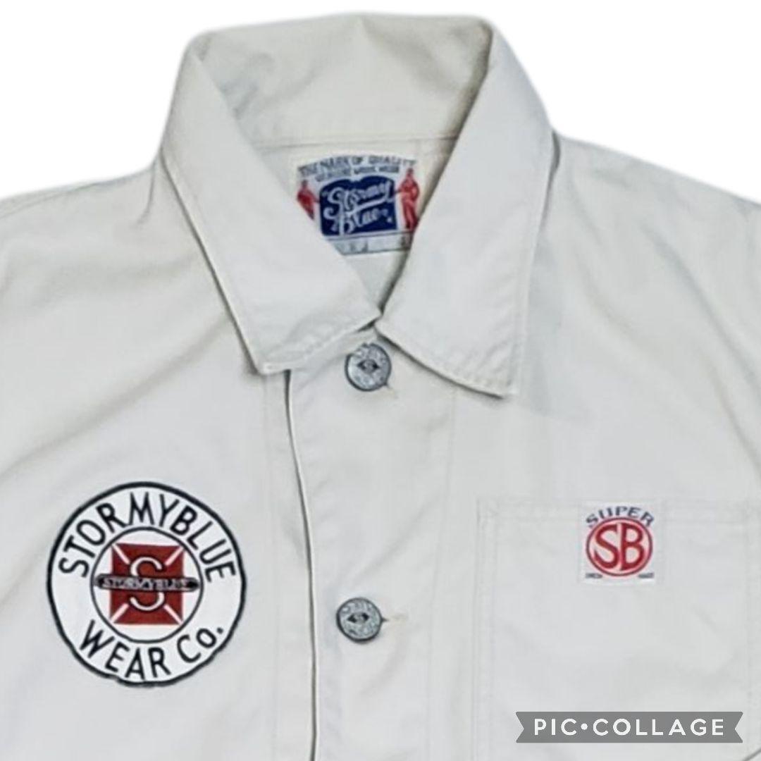 Pherrow's STORMY BLUE　短丈　40　ワッペン　ヘリンボーン