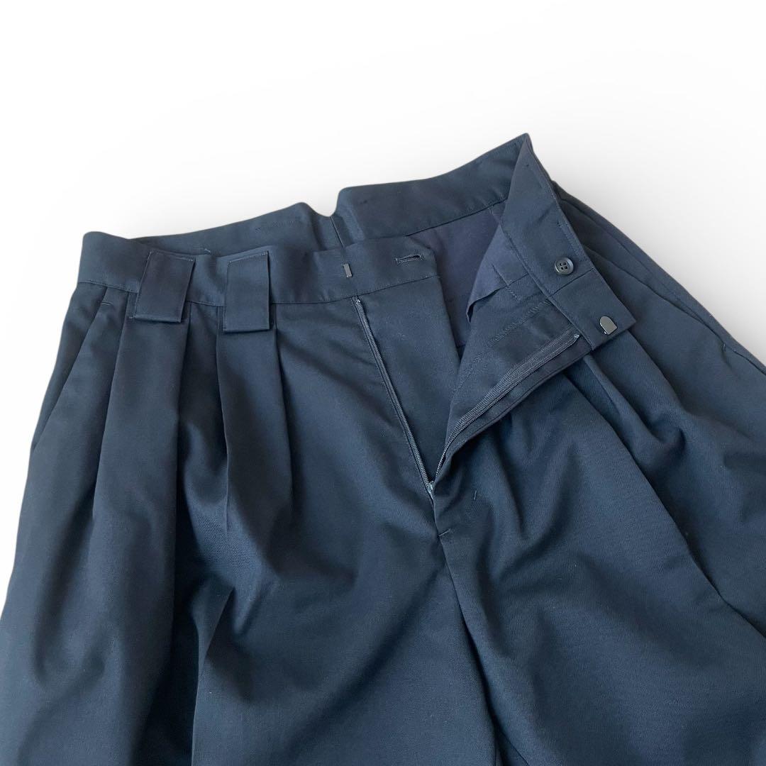 stein シュタイン DOUBLE WIDE TROUSERS Black M