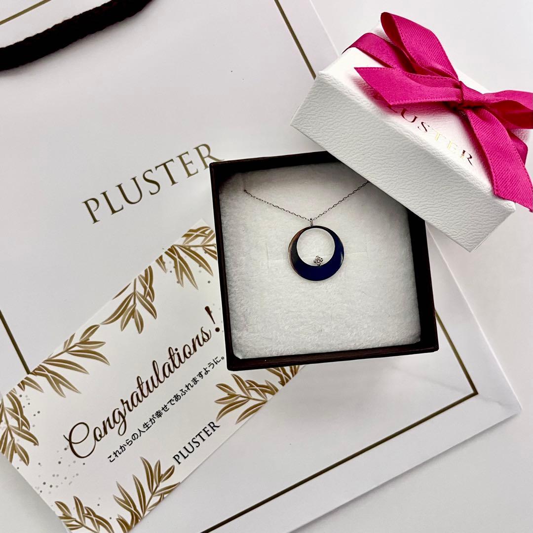 【新品未使用】Pt900/850 0.03ctダイヤモンドネックレス 証明書付属