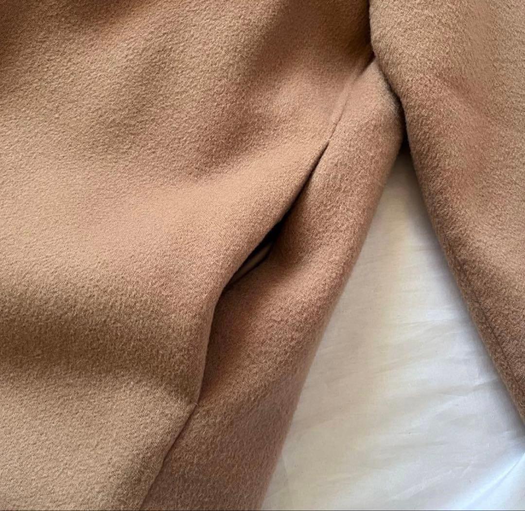 ひさこカシミヤ　ショールカラーコート