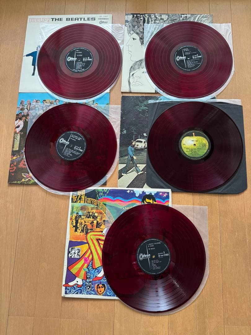 booska様 the beatles Odeon 赤盤 5タイトルセット