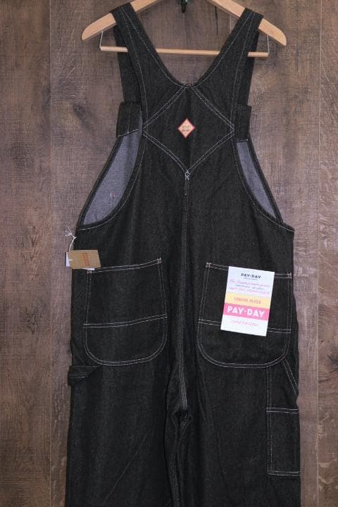 PAYDAY ペイデイ 40s デニム オーバーオール サロペット 40 黒