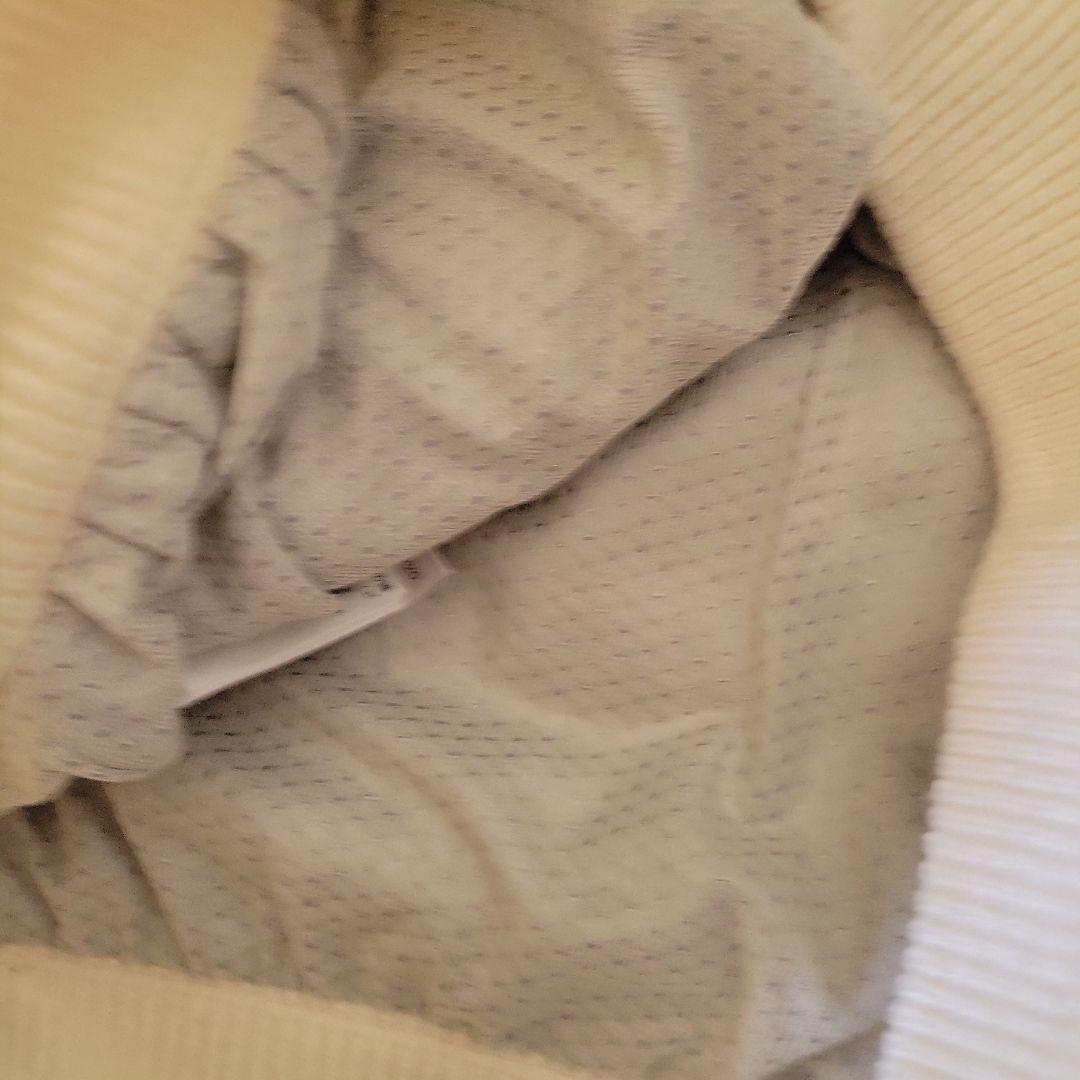 可愛く防寒❤PEARLY GATES蓄熱裏地付きウールニット ホワイト☆