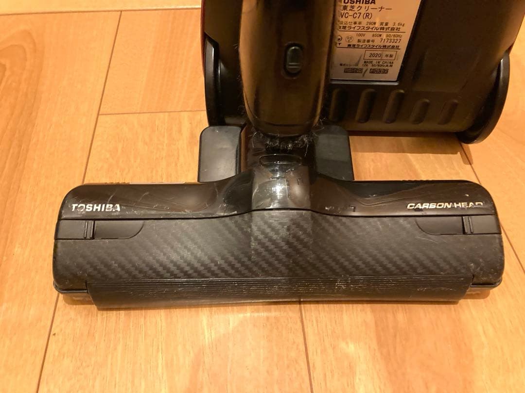 東芝 クリーナー VC-C7（R） 【消毒/清掃/動作確認済】　T