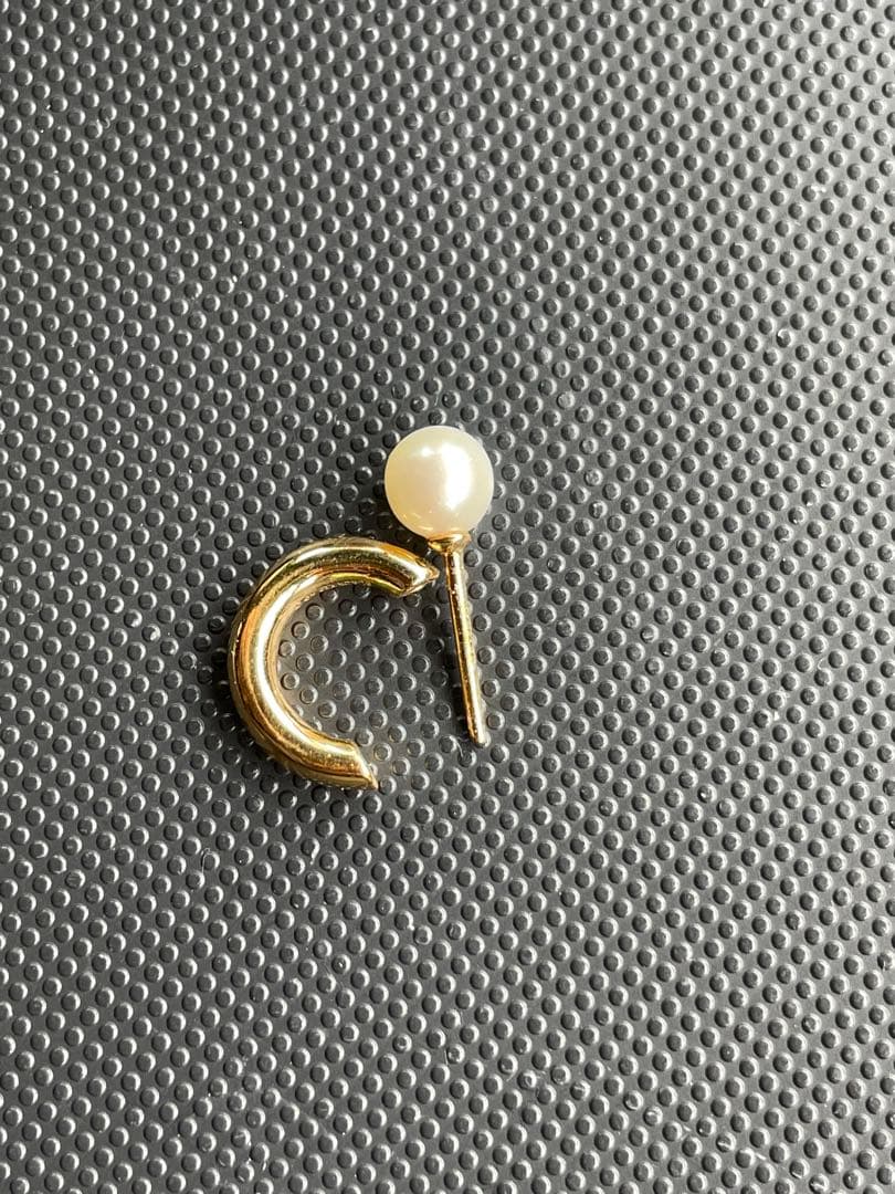 マリアブラックMARIA BLACK 【美品】ゴールドパールピアス
