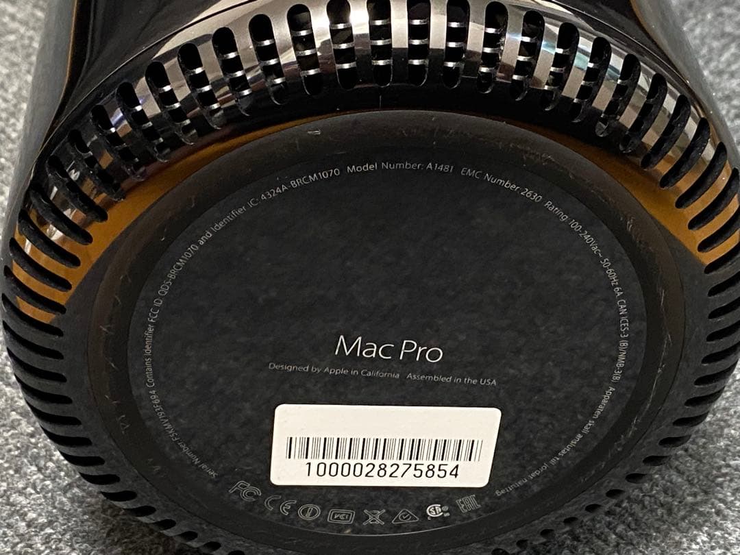 あ*ら様 Mac Pro(Late2013) 6-Core Xeon/64GB/